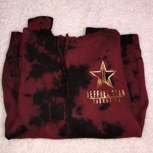 Jeffree Star unicorn blood tie dye hoodie